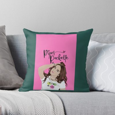 Piper Rockelle Throw Pillow Official Cow Anime Merch