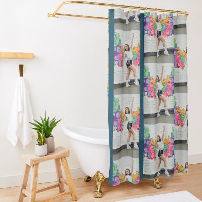 Piper Rockelle, Piper Rockelle Piper Rockelle Pose Shower Curtain Official Cow Anime Merch