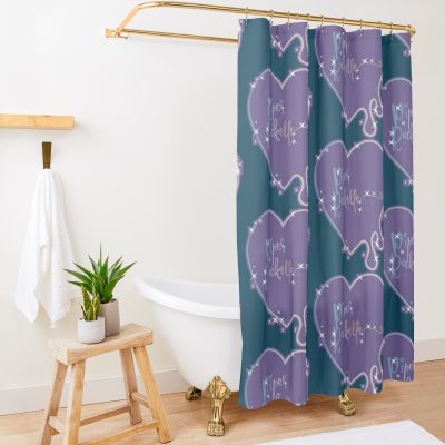 Text Only - Piper Rockelle Shower Curtain Official Cow Anime Merch