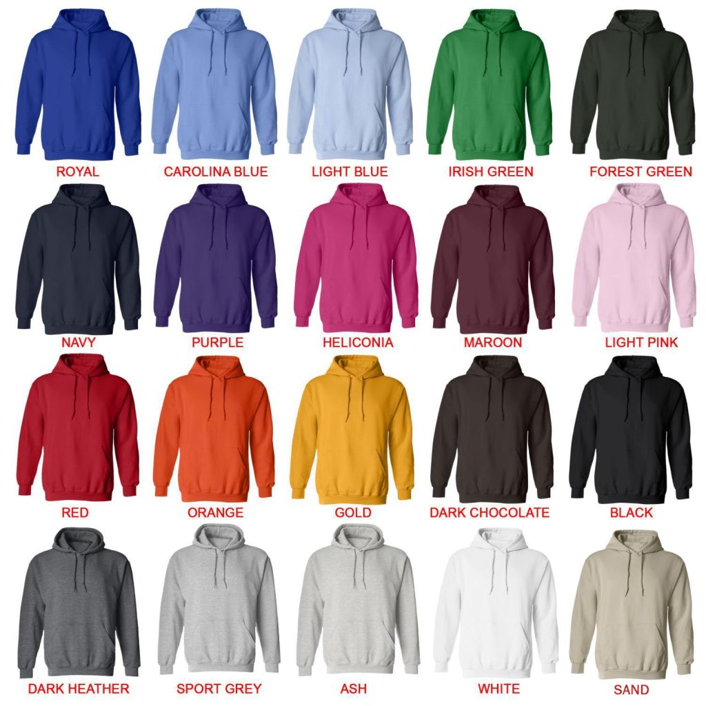 hoodie color chart - Piper Rockelle Merch
